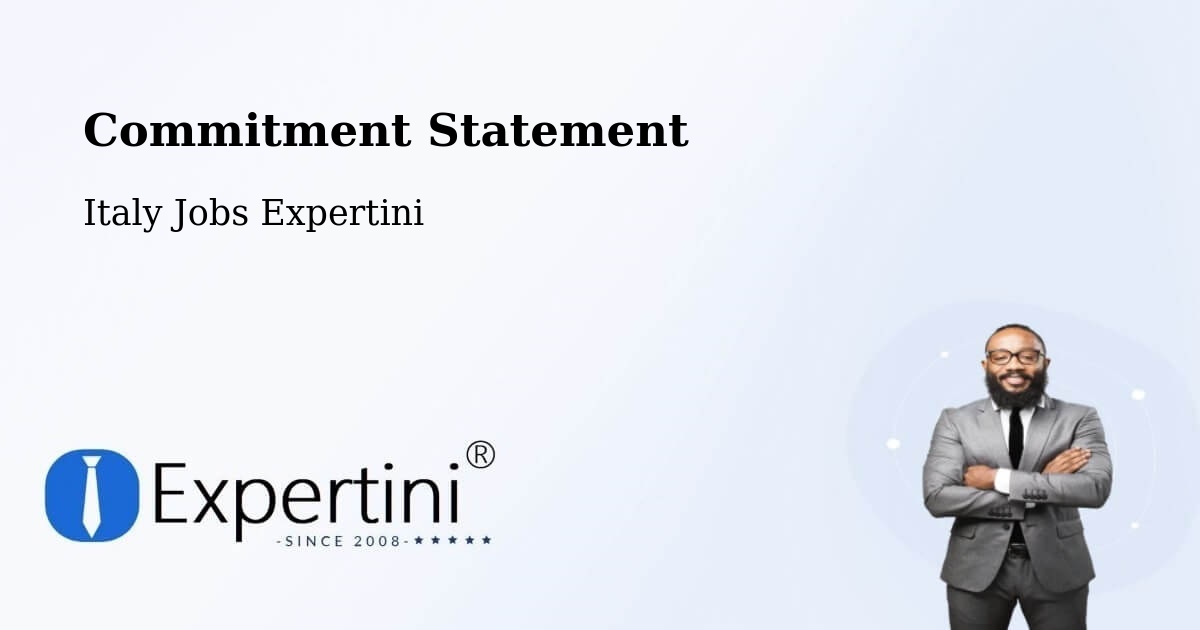Commitment Statement - Italy Jobs Expertini